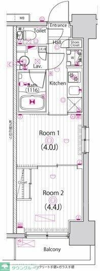 ガーラ・ステーション川崎平間の物件間取画像