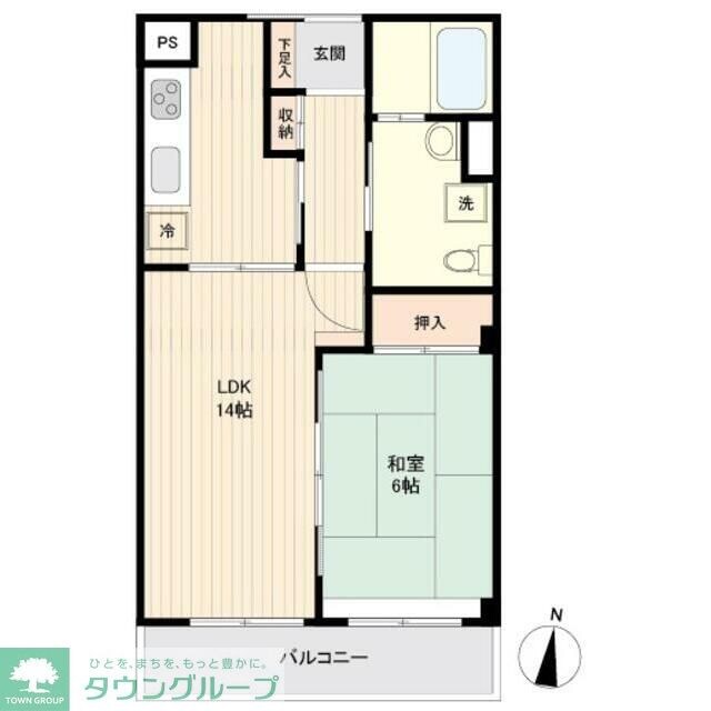 テラス上布田の物件間取画像