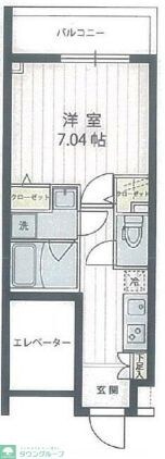 アプリーレ宮崎台IIの物件間取画像