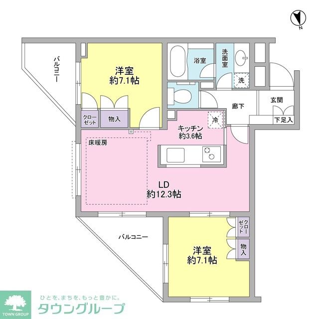 TheCenturyMiyazakidaiの物件間取画像