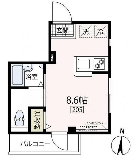 アイリー中原の物件間取画像