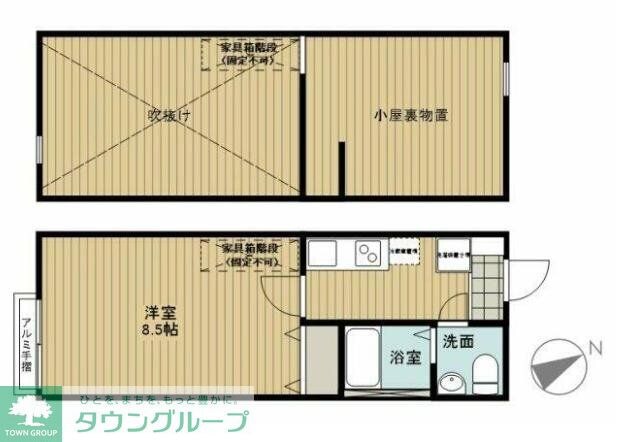 マ・ピエス千代田の物件間取画像