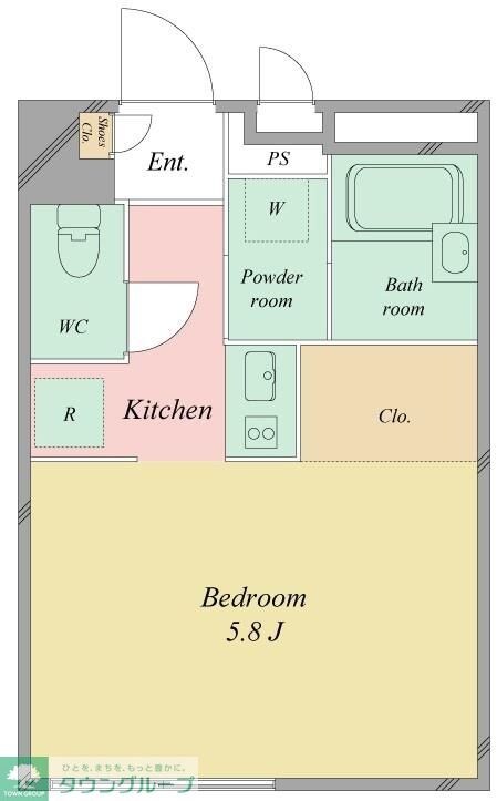 プランドール鶴間の物件間取画像