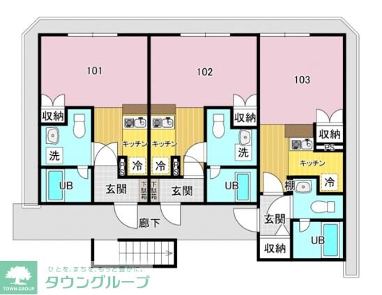 スマートヴィラ ウノモリの物件間取画像