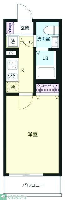 アンジュ淵野辺の物件間取画像