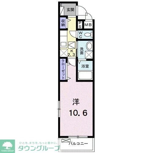 グラン・フィオーレ矢部の物件間取画像