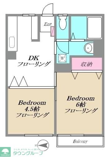 セントエムズT2の物件間取画像