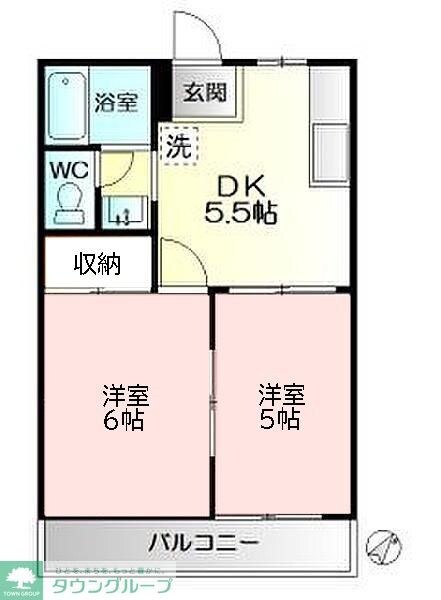 ホワイトパレスの物件間取画像