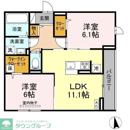ヴィルフレア深見台の物件間取画像