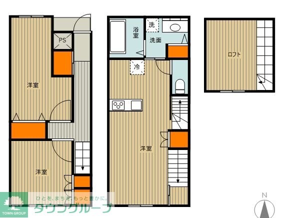 ファビラスハウスBC棟の物件間取画像
