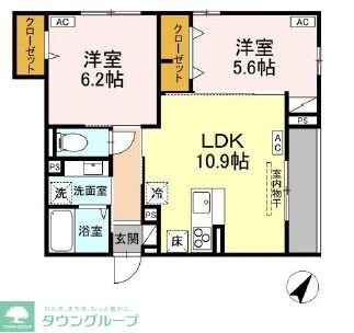 Asset-Court中町の物件間取画像