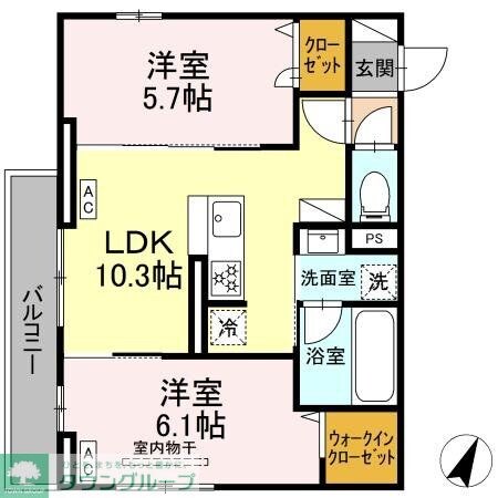 エスペリア相模が丘5丁目の物件間取画像