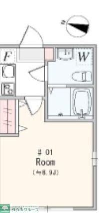 アザーレ・レーヴ淵野辺の物件間取画像