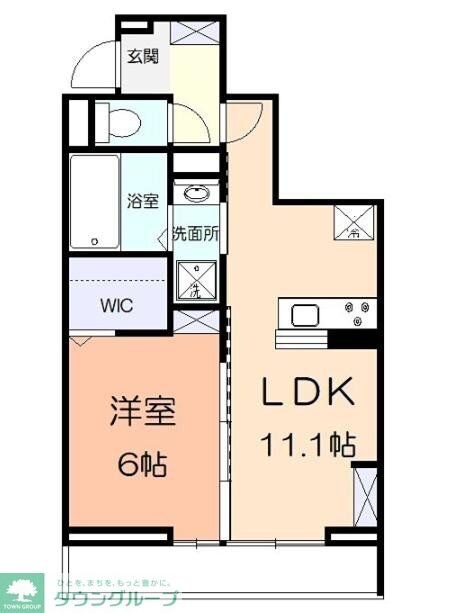 サンパティーク矢部の物件間取画像