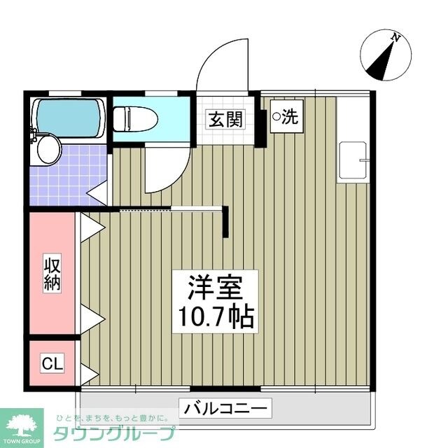 シティハイム相生の物件間取画像