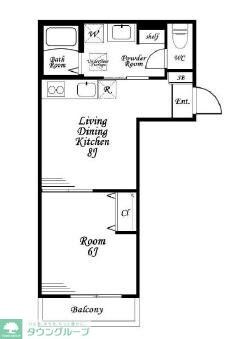 フルセイル矢部の物件間取画像