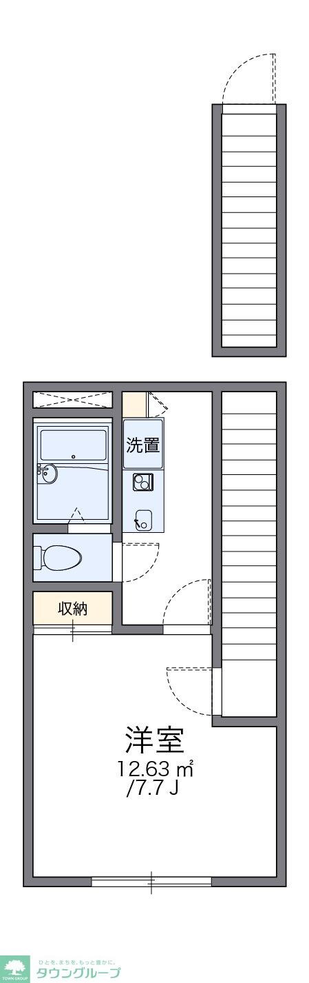 レオパレス鶴間アイリスIIの物件間取画像