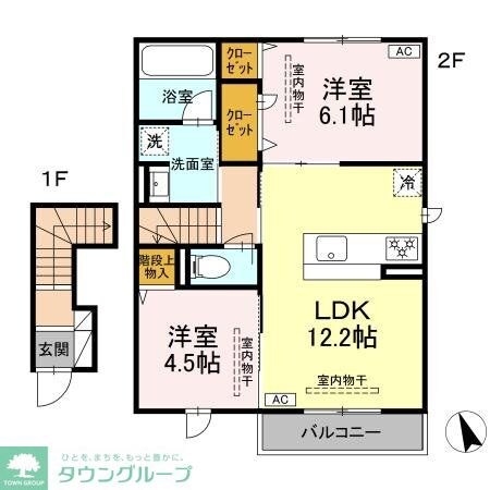 グラースKの物件間取画像