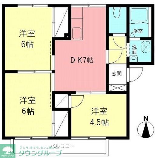 ファミリーハウスの物件間取画像