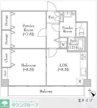 TraValore淵野辺の物件間取画像