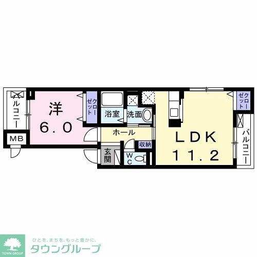 ハイツウィスタリアAの物件間取画像