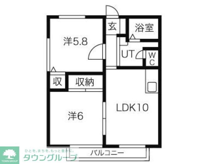 サントピアKの物件間取画像