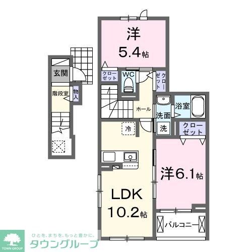 レジデンスMの物件間取画像