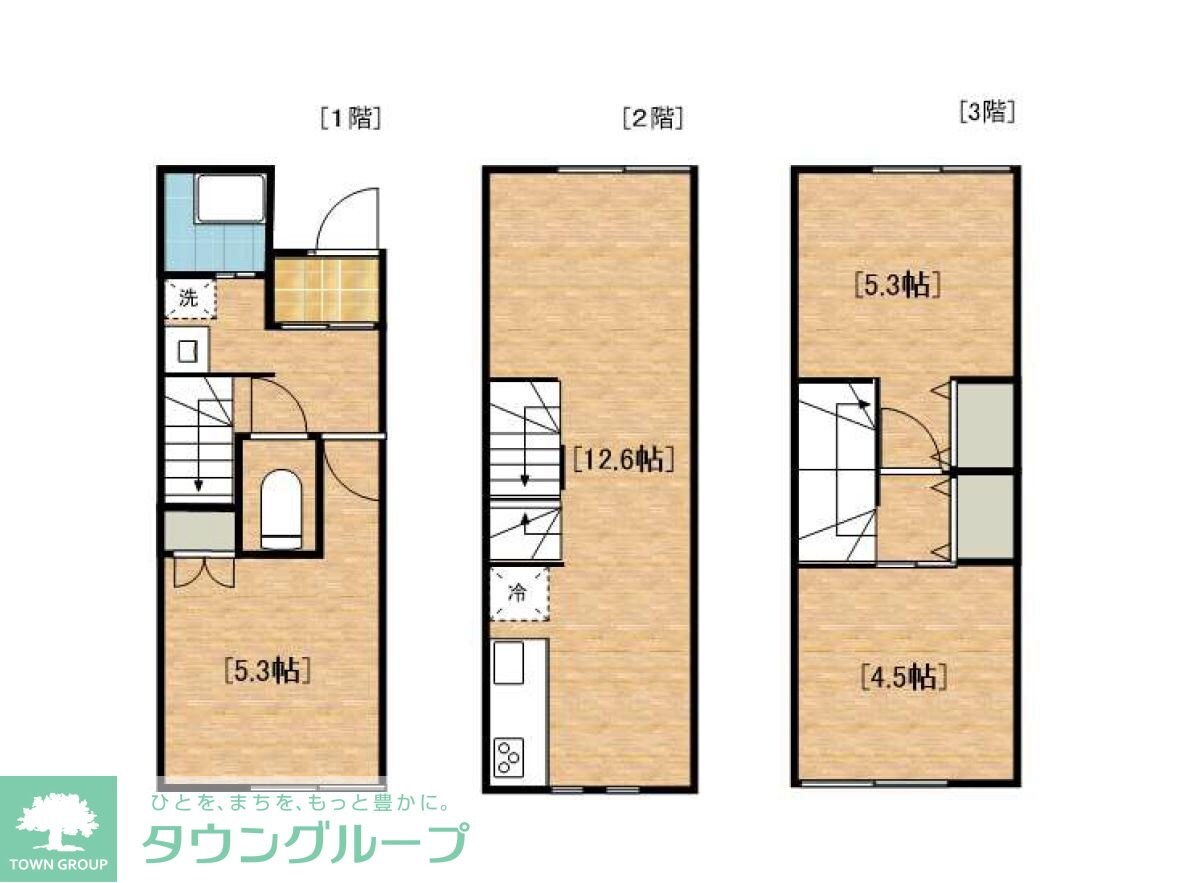 TheSiesta唐木田Terraveneの物件間取画像
