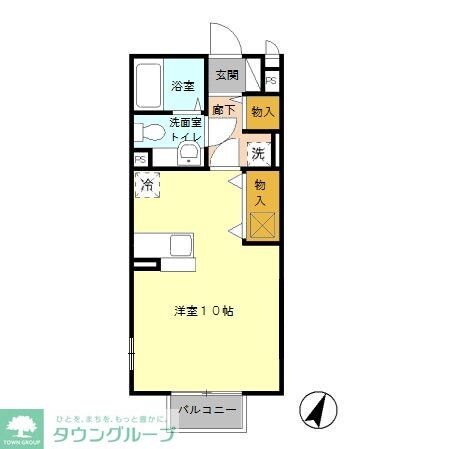 セジュールコトAの物件間取画像