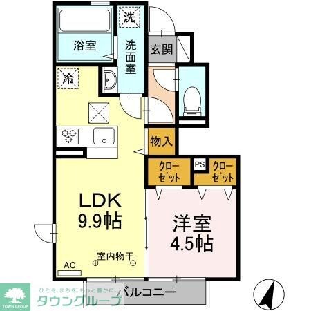 エスペランサの物件間取画像