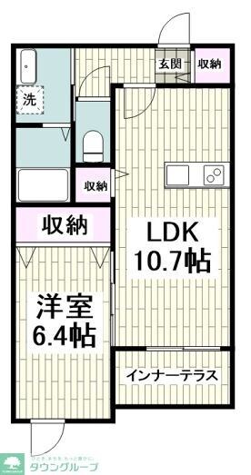 クレール・エ・ボウIIIの物件間取画像