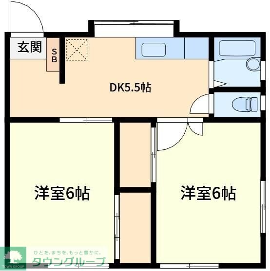 メゾン東中野の物件間取画像