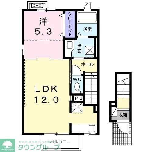 カーサ フェリーチェの物件間取画像