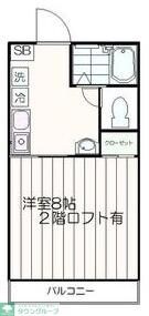 カメリエBの物件間取画像