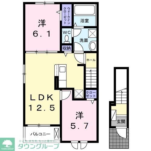 マリンの物件間取画像