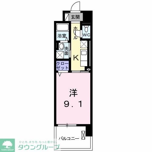 プラシードKの物件間取画像