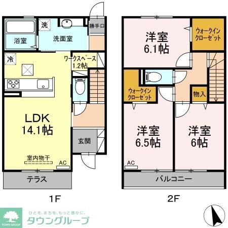 プランドールの物件間取画像