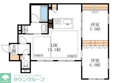 Premium Maison光の物件間取画像