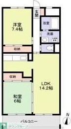 リバティハウスの物件間取画像