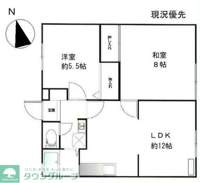 ビーライン鷺沼の物件間取画像