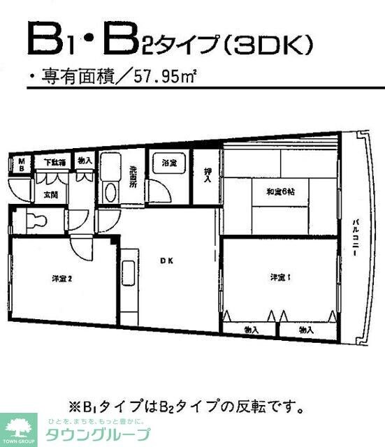 フェアネスハイムの物件間取画像