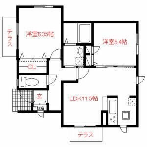 有馬ハイムの物件間取画像
