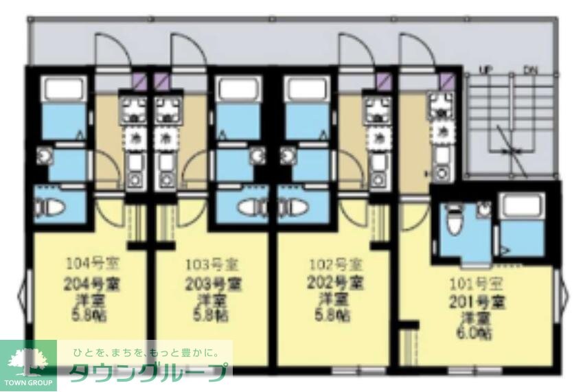 ビブロポート溝の口の物件間取画像