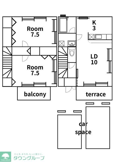 シャンド・フルールの物件間取画像