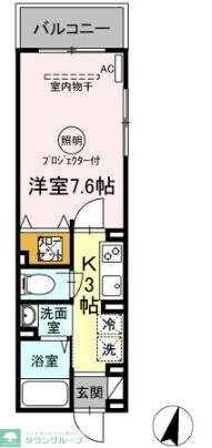 セジュールAOBAボヌールの物件間取画像