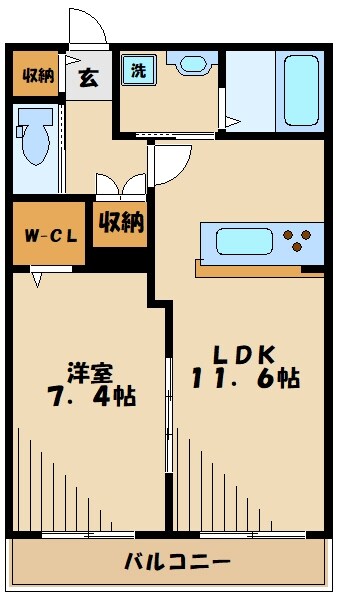 エスグランデの物件間取画像