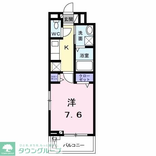 ディア ベルジュの物件間取画像