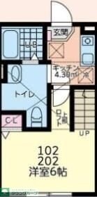 ブルーバレーの物件間取画像