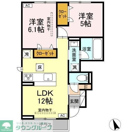グラースKの物件間取画像