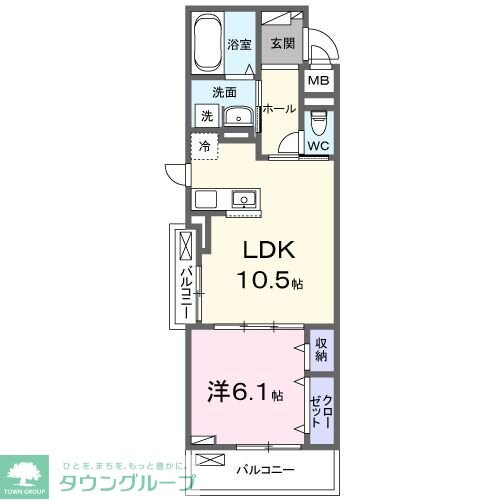 N.チェントロ相模原の物件間取画像